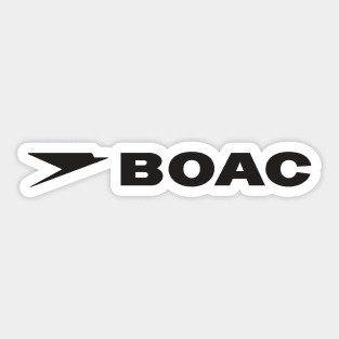 Vintage BOAC Airlines Sticker